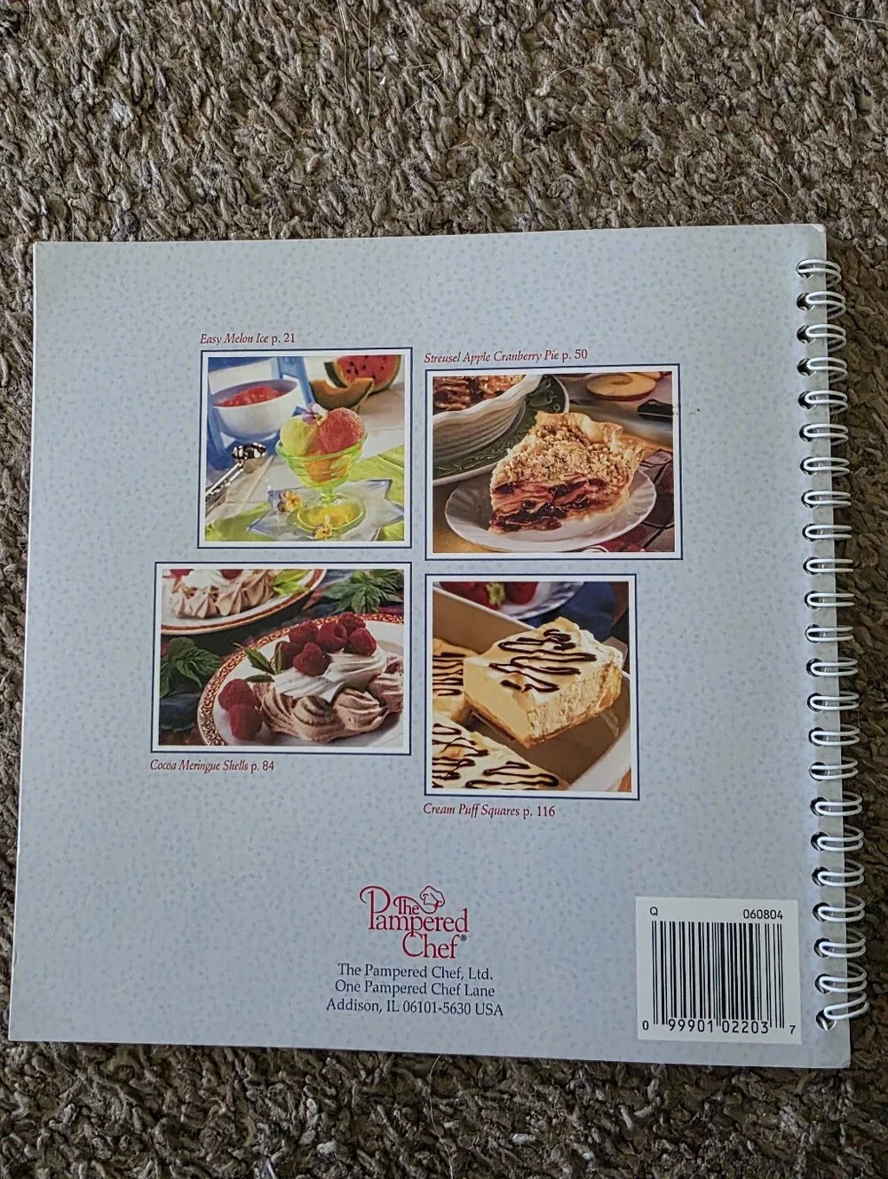The Pampered Chef Delightful Desserts Cookbook
